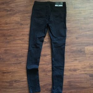 Hera London jeans black/blue pair. 32L 30W